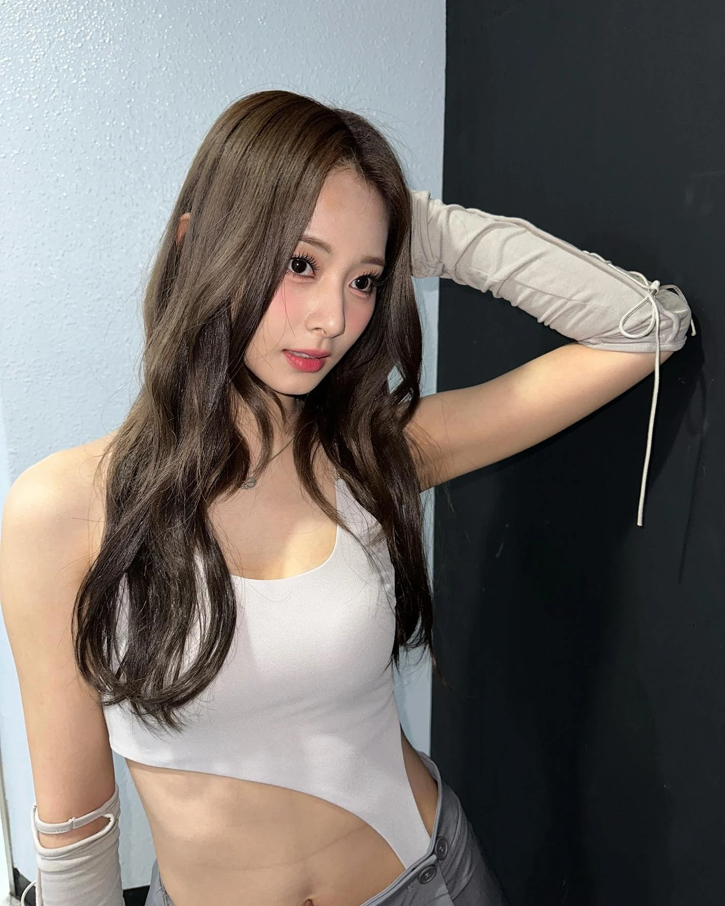 周子瑜冷棕髮色