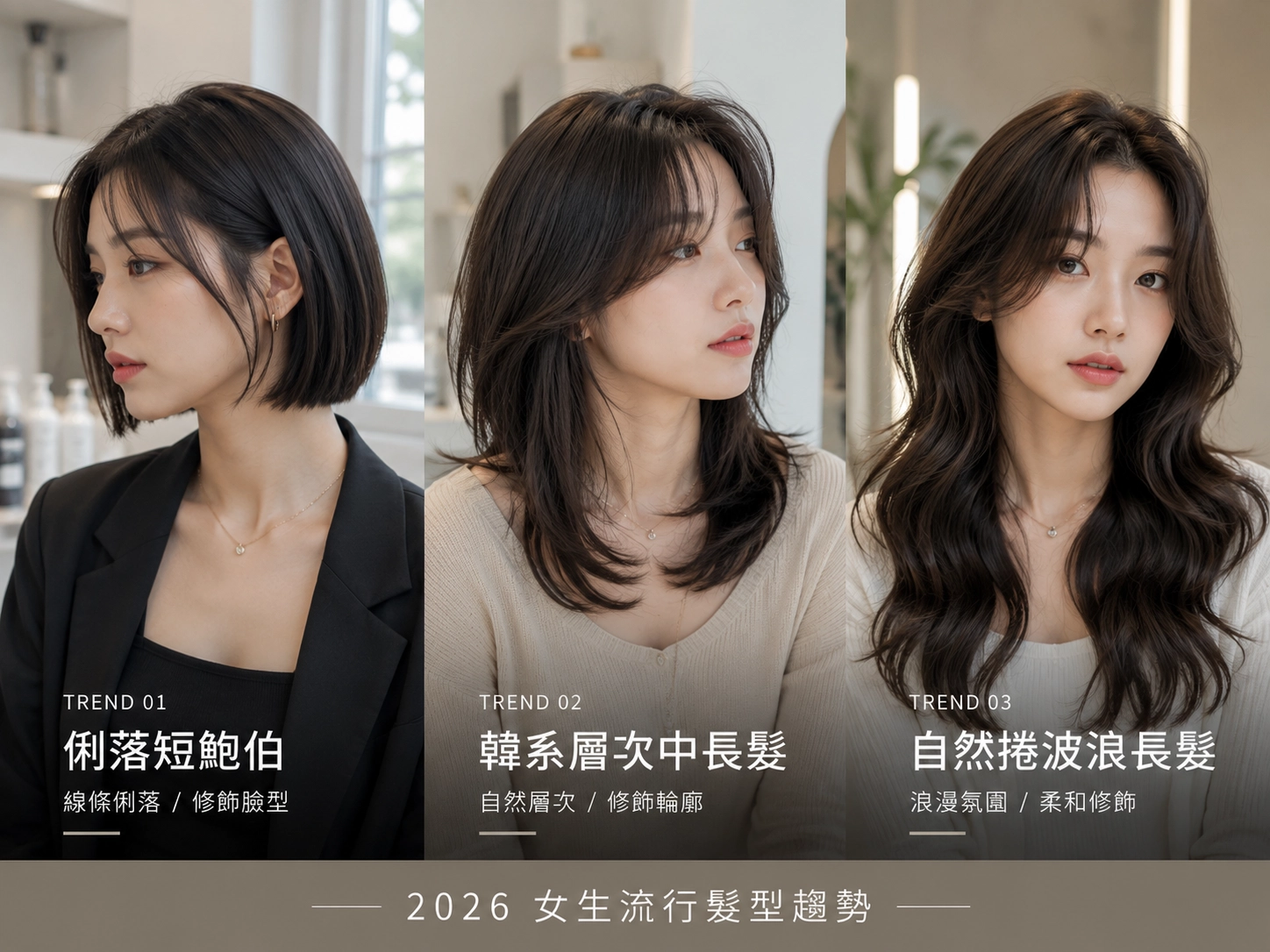 2026女生流行髮型趨勢