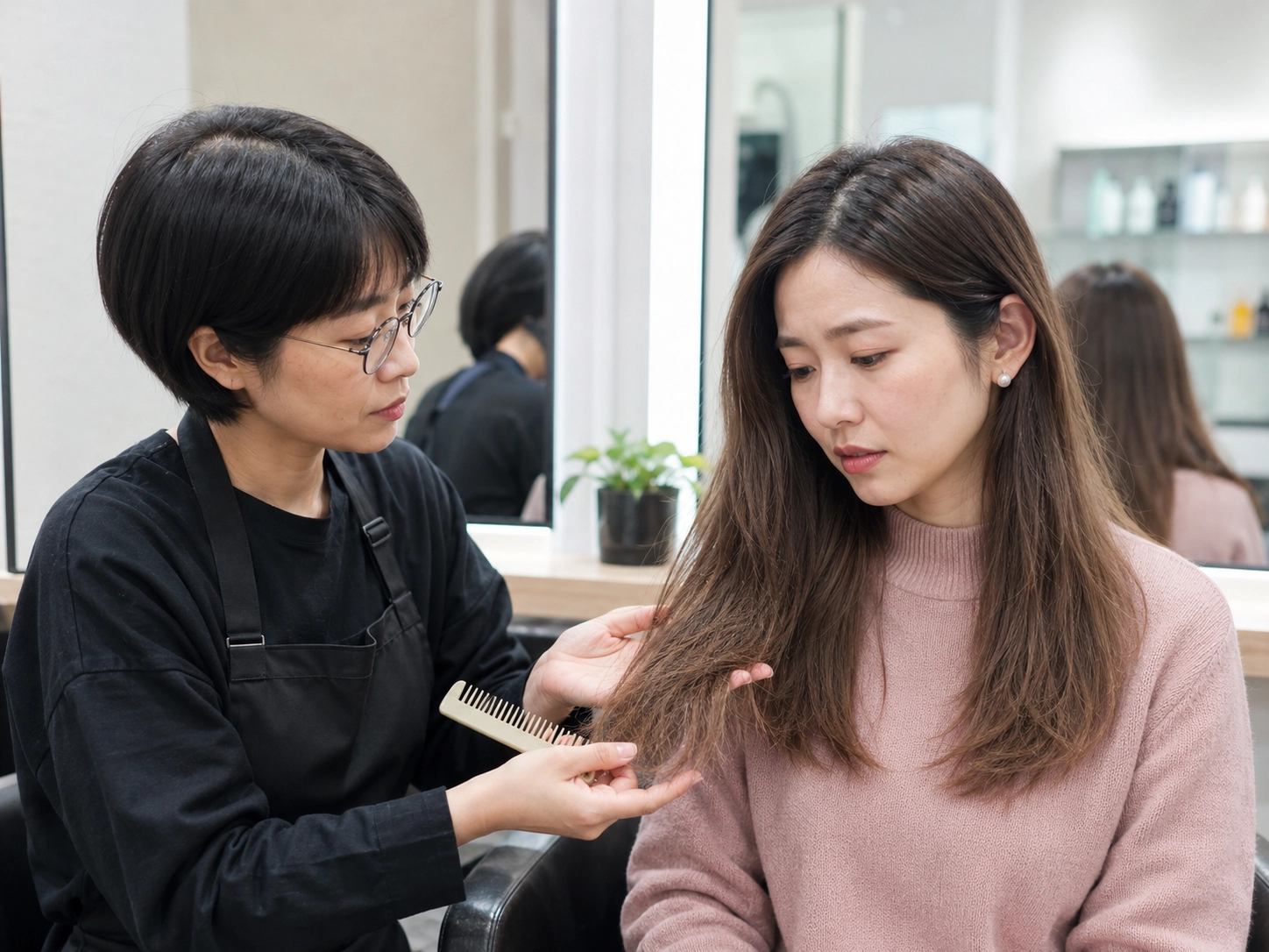 染燙後頭髮變乾怎麼辦｜先評估受損程度再修護