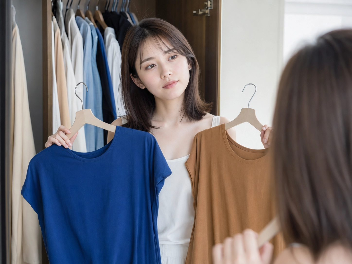 女生冷皮穿搭|命定色跟地雷色比對