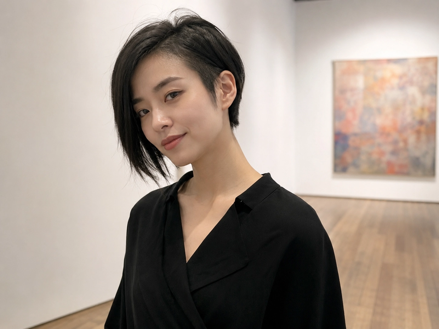 不對稱短髮|一邊明顯較短