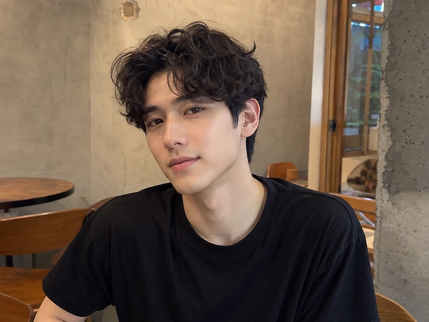 男學生萊斯利捲