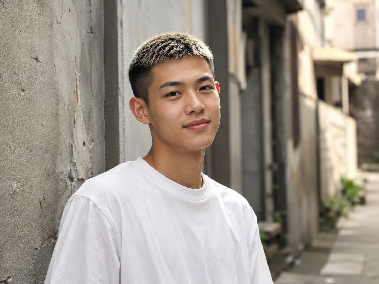 男學生挑染寸頭