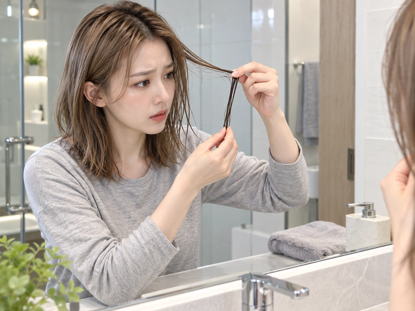 漂髮後保養：一拉就斷就先別再漂