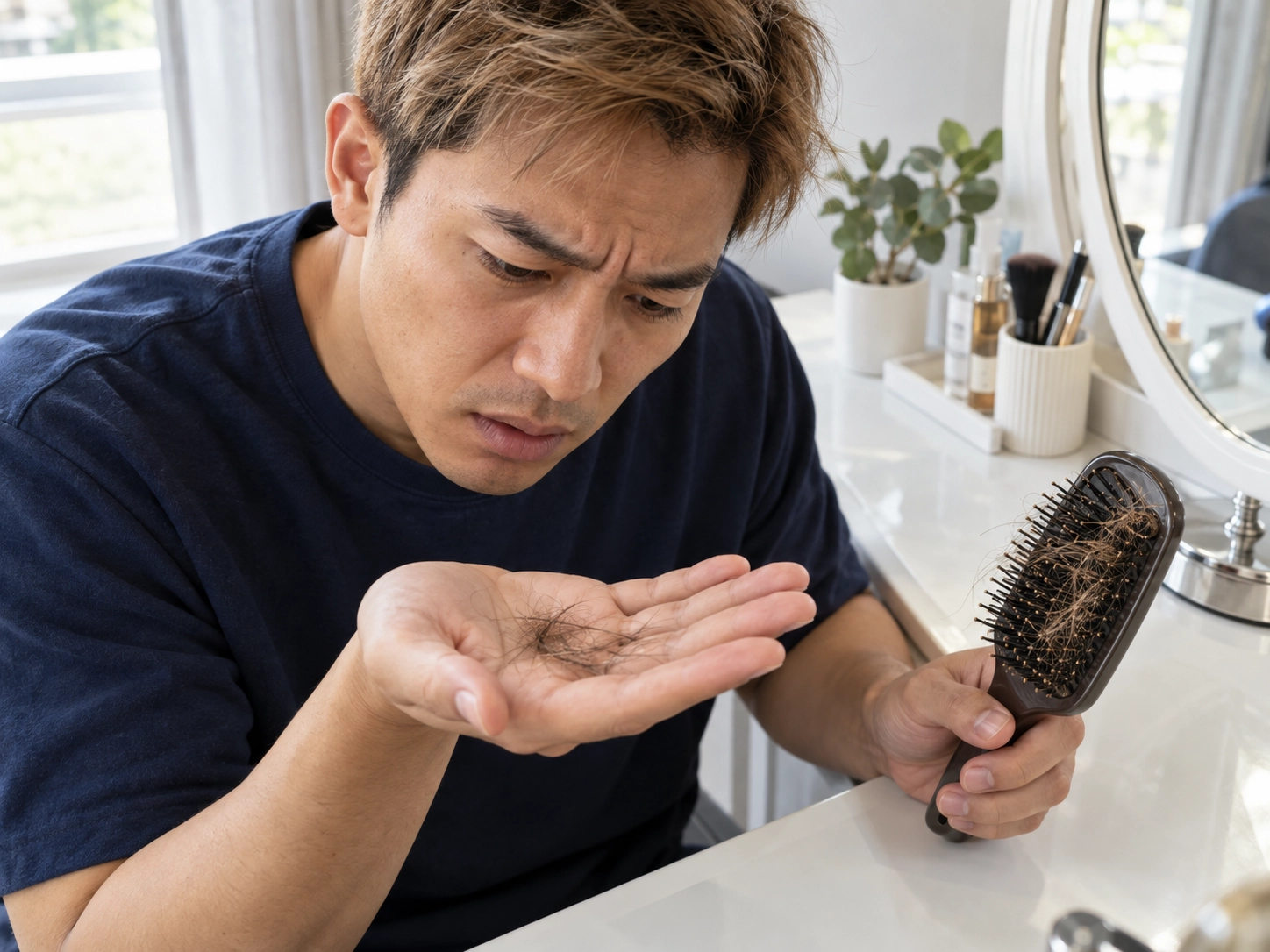 漂髮後保養|梳下來的是一截截斷髮,不是帶白點的落髮